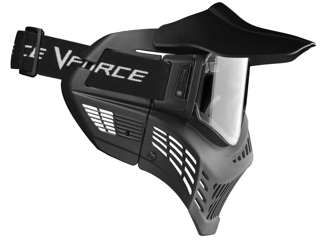 VForce Armor Field Mask Black - Thermal Clear