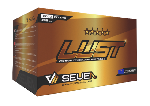 Seven Lust Pro paintballs cal .68 (box 2000)