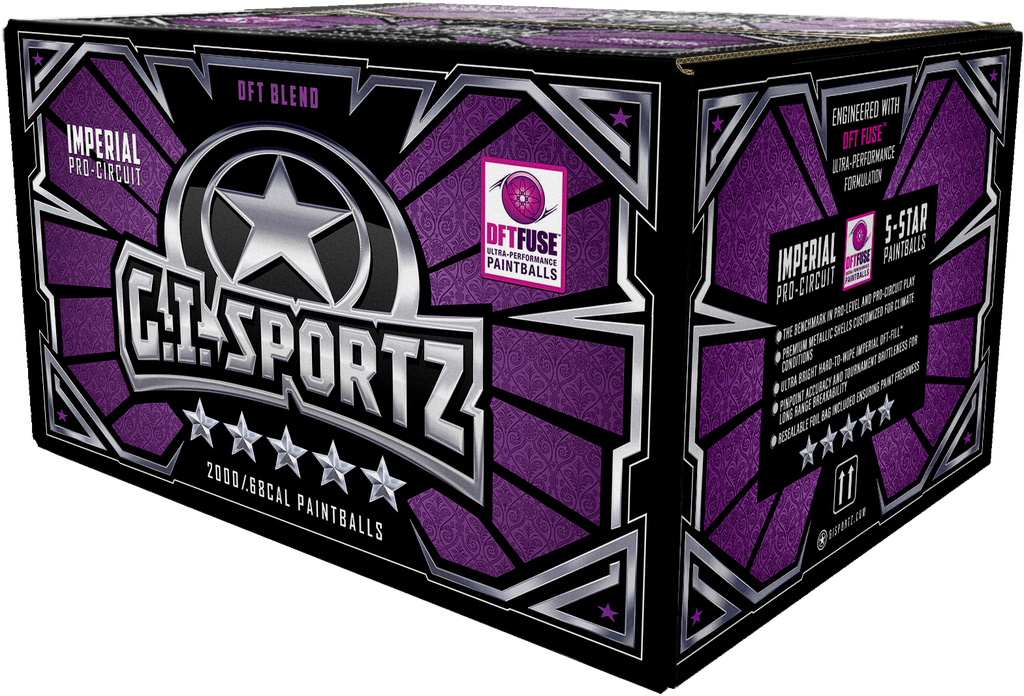 GI Sportz 5star cal .68 paintballs (box 2000)