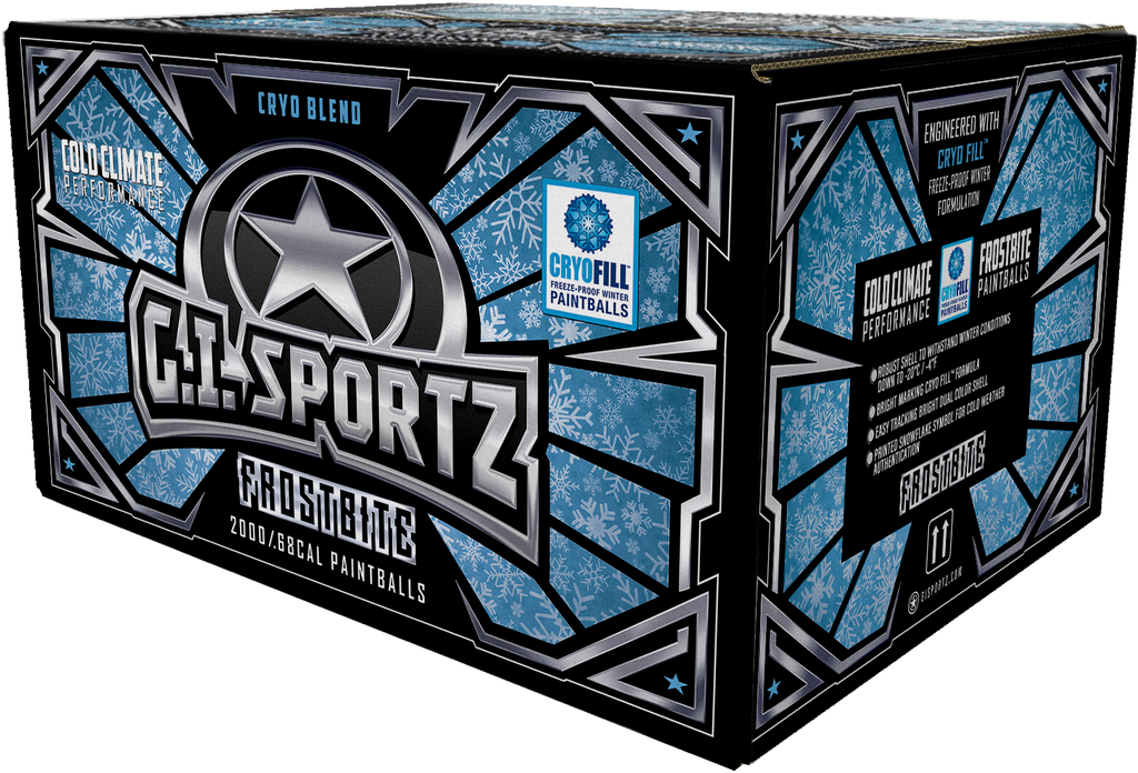 GI Sportz Frostbite cal .68 paintball (box 2000)