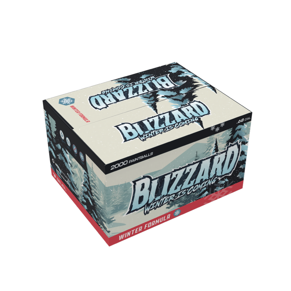 Seven Blizzard Winter paintballs cal .68 (box 2000)