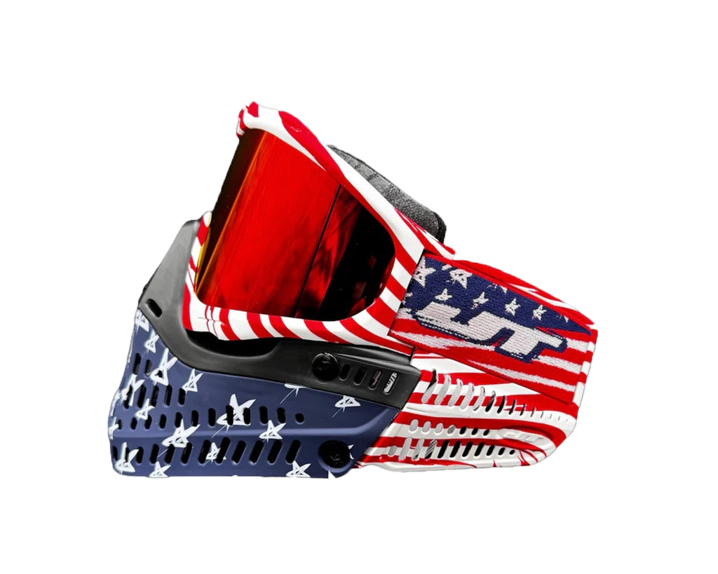  JT Spectra Proflex LE Goggle Patriotic w/ Red Chromatic Thermal Lens