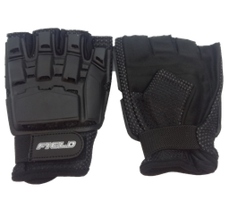 [100159] Gloves Field Half Finger Black