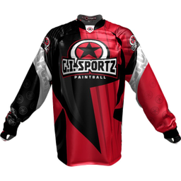 GI CHARGER PADDED PRO JERSEY-RD/BLK