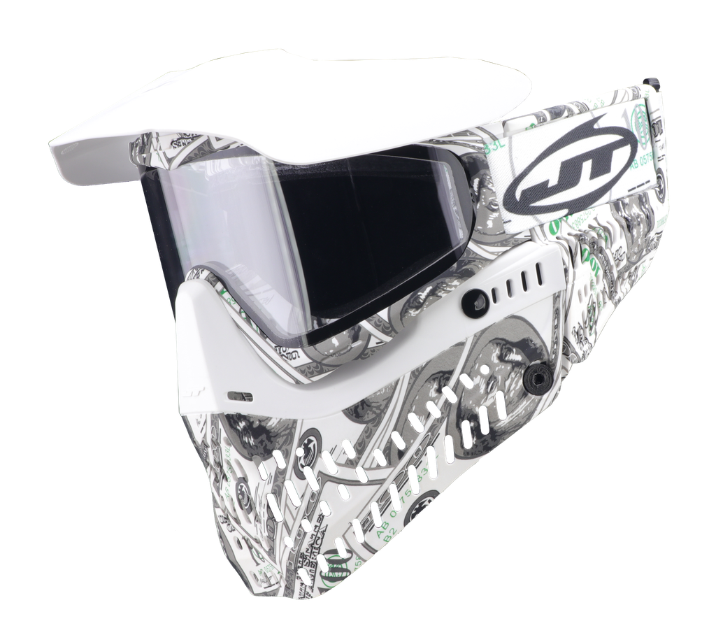 JT Spectra Proflex LE Goggle  100 Dollar Bill w/ Clear & Smoke Thermal Lens