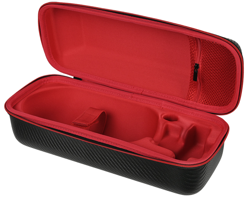 Empire Flo & Tank Zipper Case Black with Red Zipper C15