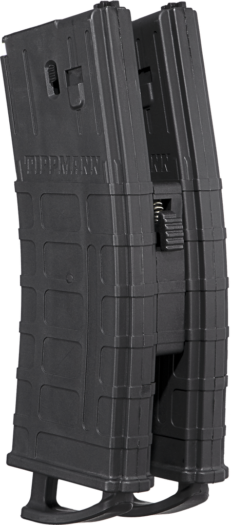 Tippmann TMC .50 Cal Mags w/ Coupler 2 pack Black, Retail Box