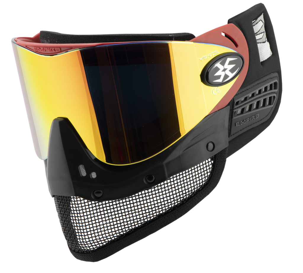 Empire E-Mesh Airsoft Goggle Red - Thermal Mirror Fire C3