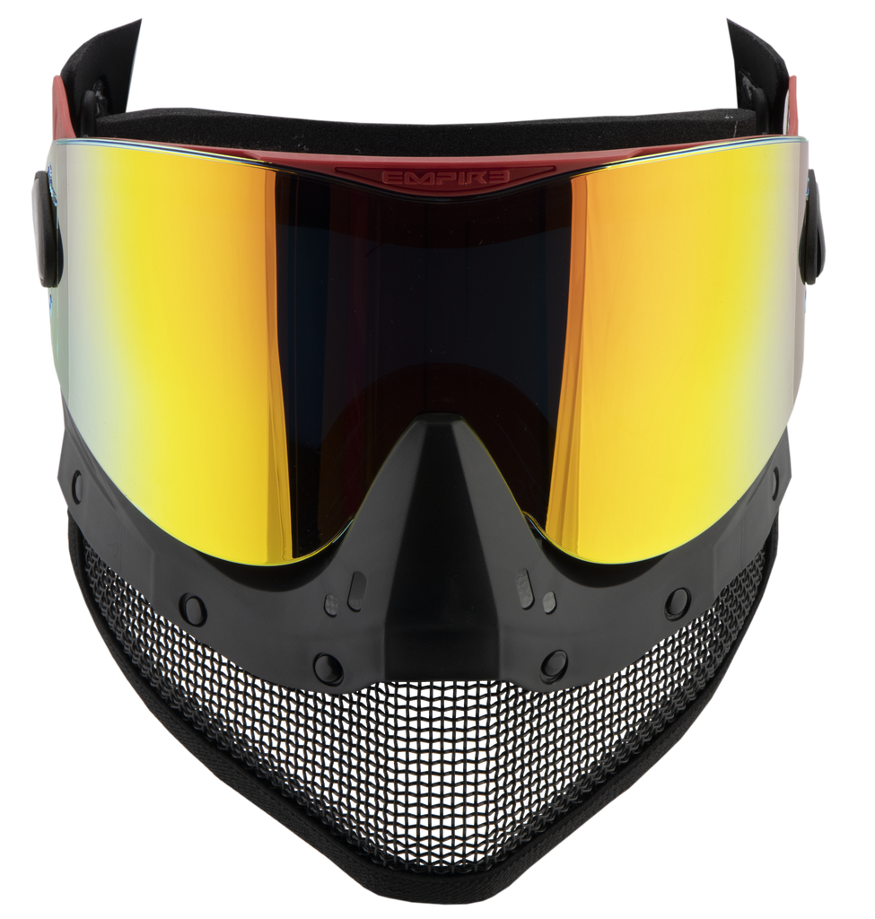 Empire E-Mesh Airsoft Goggle Red - Thermal Mirror Fire C3