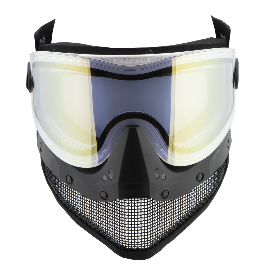 Empire E-Mesh Airsoft Goggle White - Thermal Mirror Gold C3