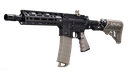 Tippmann TMC ELITE Dark Earth Air Thru Adjustable Stock and Aluminum MLOK Shroud