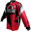 GI CHARGER PADDED PRO JERSEY-RD/BLK