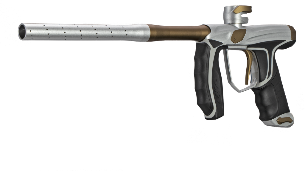 Empire SYX Marker Polished Red / Dust Silver w/ 3 Barrel Backs C4
