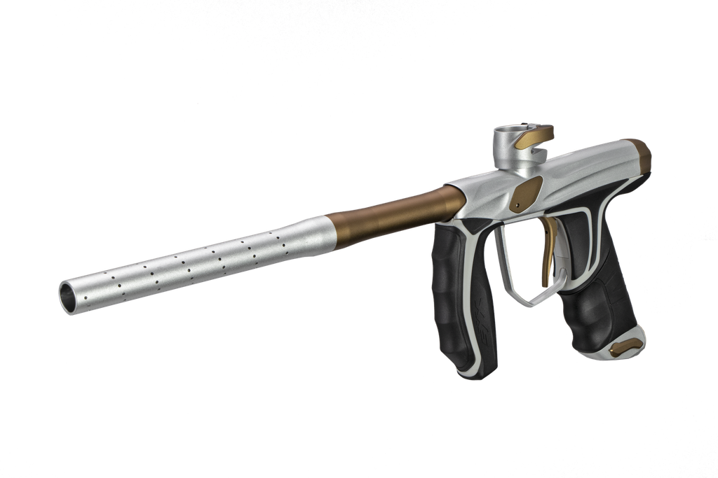 Empire SYX Marker Polished Red / Dust Silver w/ 3 Barrel Backs C4