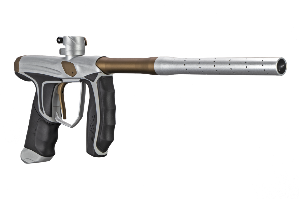 Empire SYX Marker Polished Red / Dust Silver w/ 3 Barrel Backs C4