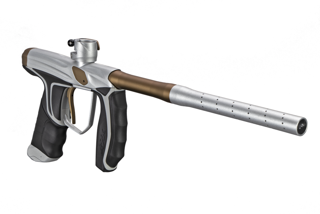 Empire SYX Marker Polished Red / Dust Silver w/ 3 Barrel Backs C4