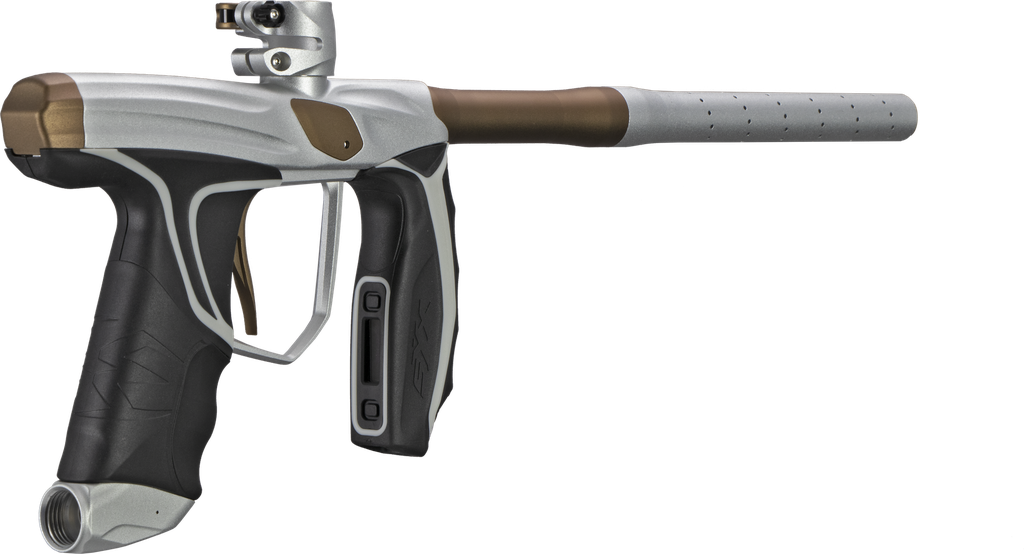 Empire SYX Marker Polished Red / Dust Silver w/ 3 Barrel Backs C4