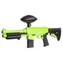 JT SplatMaster z18 Marker Green - 0.50 cal - 200ct Hopper, No Mag