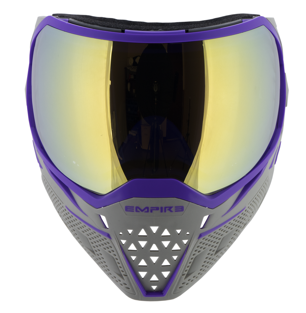 Empire EVS Goggles Team Edition Impact - Grey/Purple - Gold Mirror