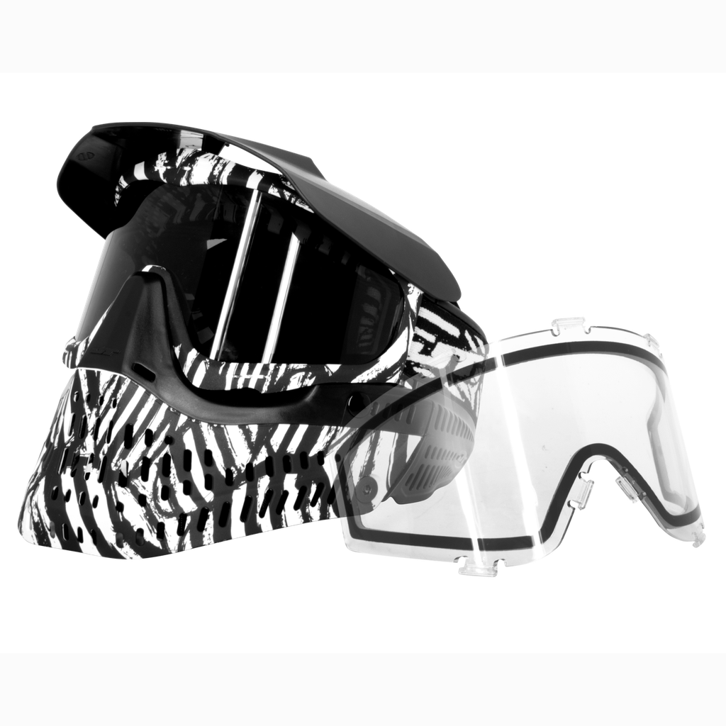 JT Spectra Proflex LE Goggle Zebra w/ Clear and Smoke Thermal Lens