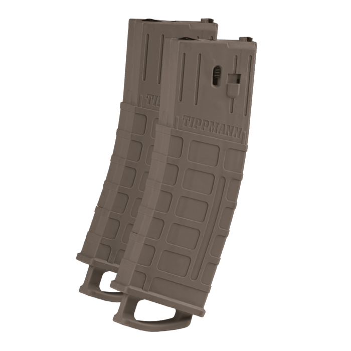 Tippmann TMC 68 Mags - 2 pack - Tan .68 Cal Retail Box