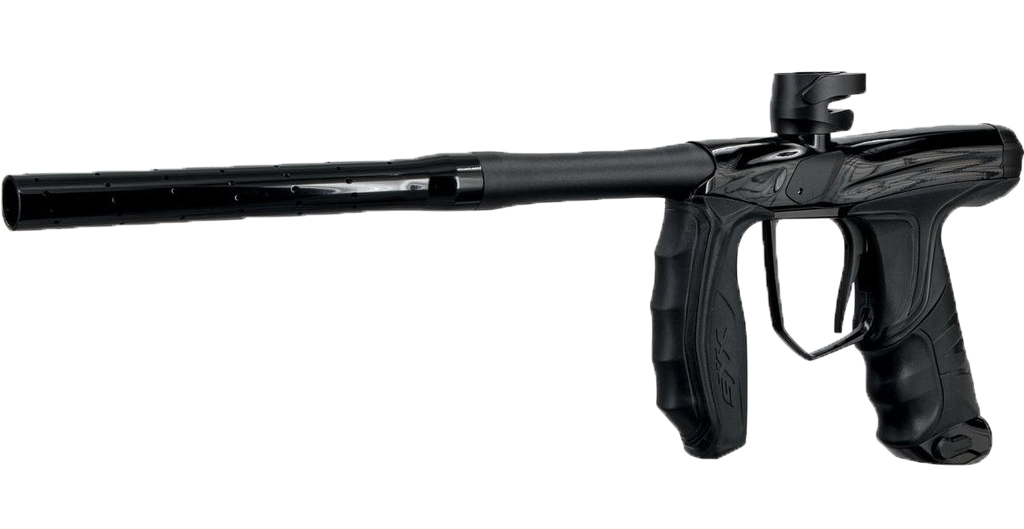 Empire SYX Marker Polished Black / Dust Black w/ 3 Barrel Backs C4