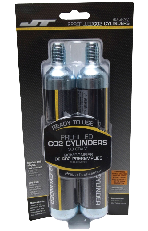 JT 90g Twin Pack 90g prefilled CO2 (MASS) C3