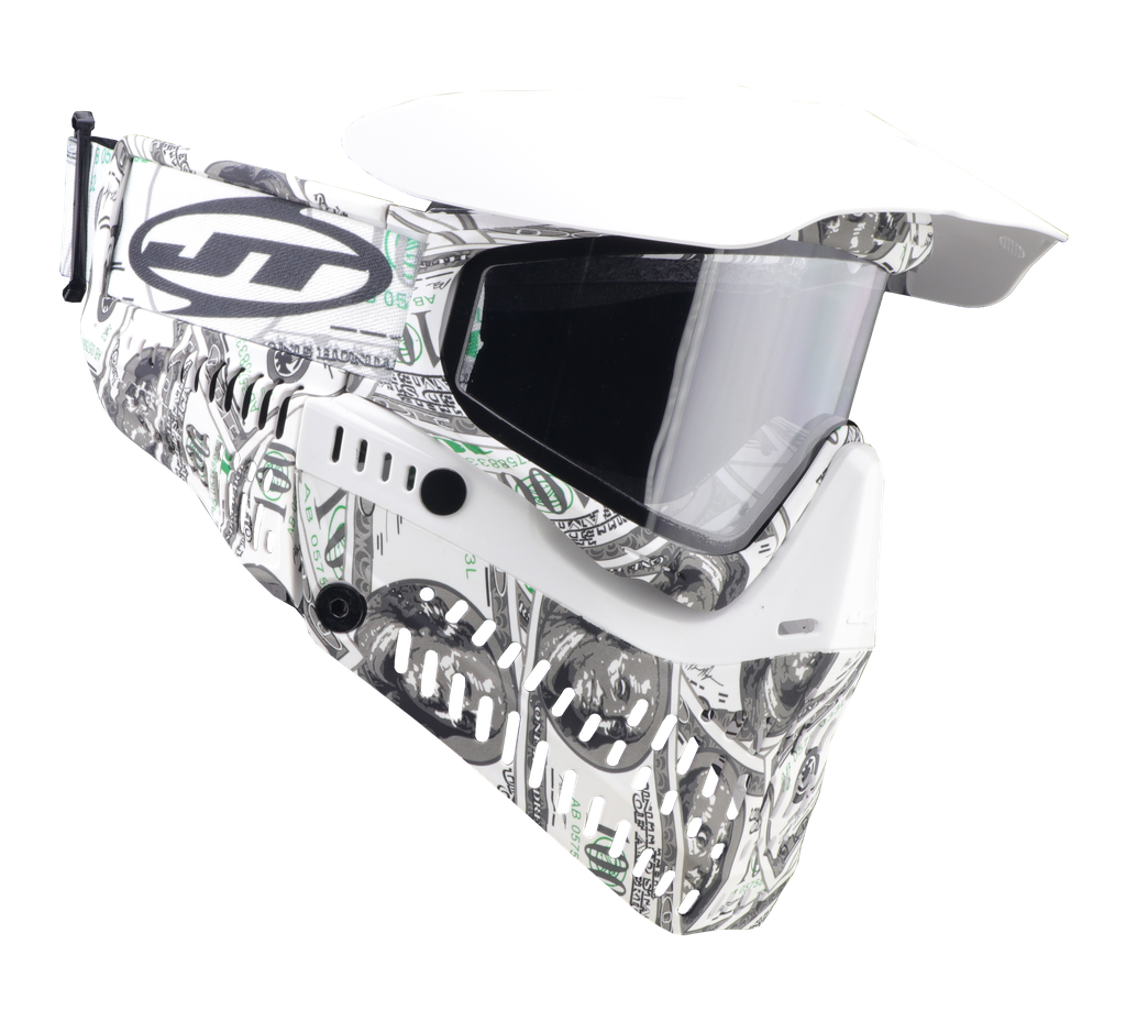 JT Spectra Proflex LE Goggle  100 Dollar Bill w/ Clear & Smoke Thermal Lens