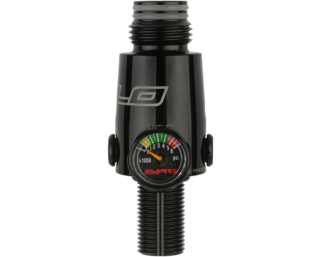 Empire Flo Basic Complete Regulator Assembly Reg Only - Bulk - Polished Black Basic