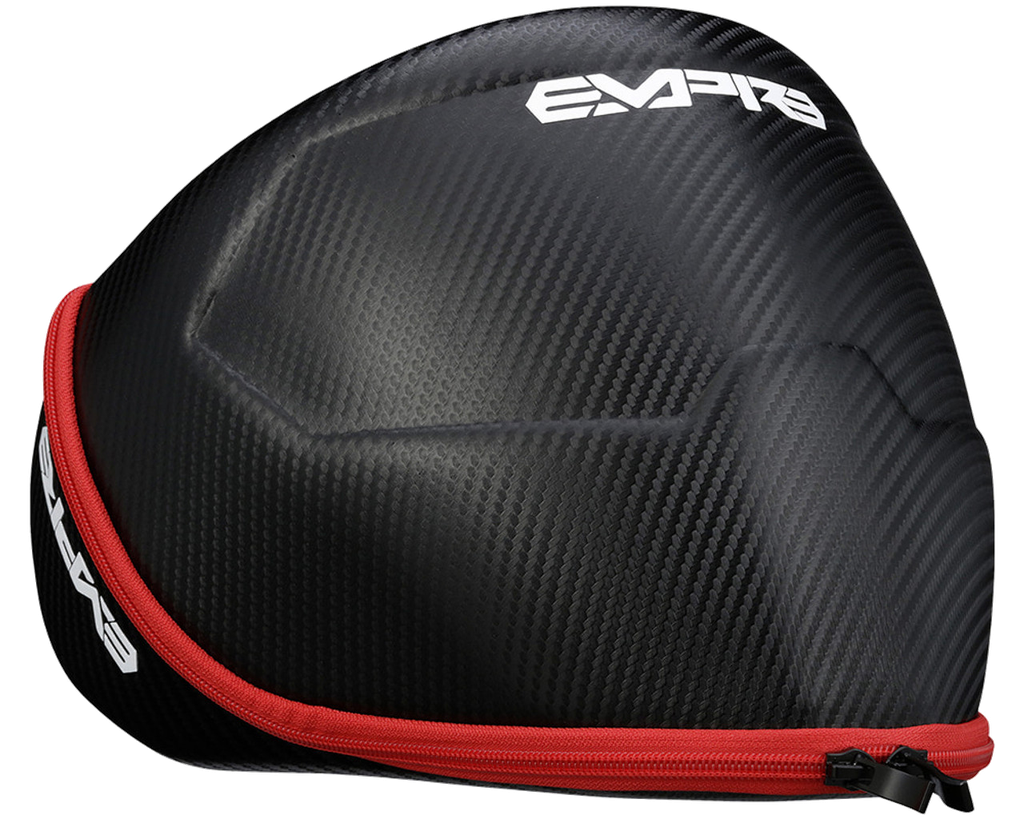 Empire Universal Goggle Case Black with Red Zipper C4