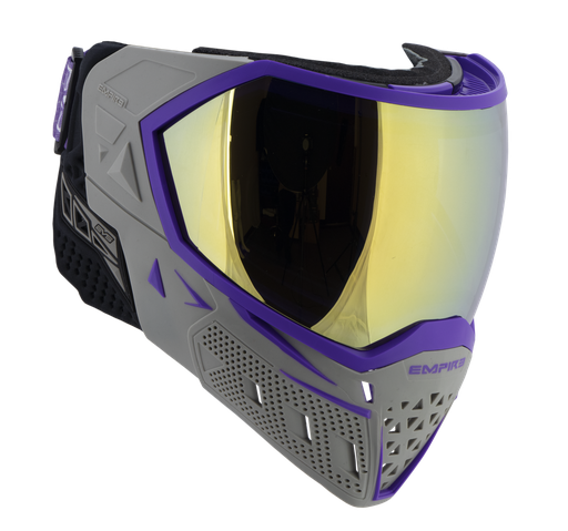 [21659] Empire EVS Goggles Team Edition Impact - Grey/Purple - Gold Mirror