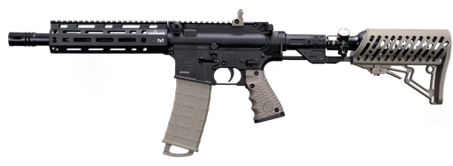 [16408] Tippmann TMC ELITE Dark Earth Air Thru Adjustable Stock and Aluminum MLOK Shroud