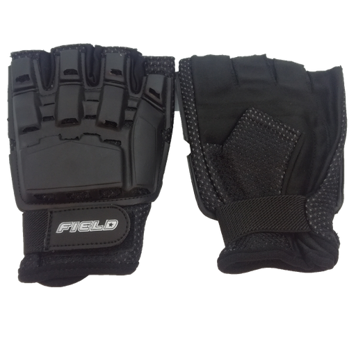 [104749] Gloves Field Half Finger Black - Kids
